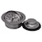 Ruvati Kitchen Sink Garbage Disposal Flange with Basket Strainer and Stopper Stainless Steel RVA1042ST - alternate 2